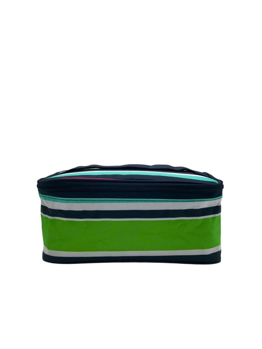 Thirty-One Striped Multicolor Glamour Make-Up Bag